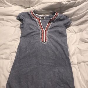 Denim cap sleeve dress EUC